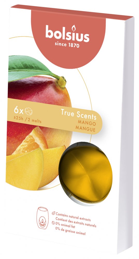 Aromatické vosky Bolsius True moods MANGO