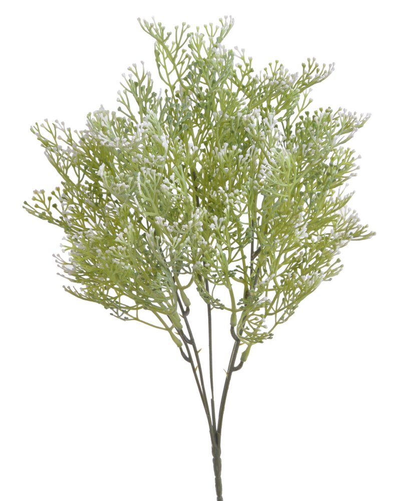 umělá tráva broom bloom 37 cm - bílá