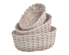 košík oválný s igelitem - velký