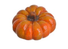 glazovaná dýně - oranžová