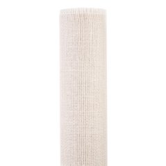 jutová role 50 cm x 5 m - bílá - krém
