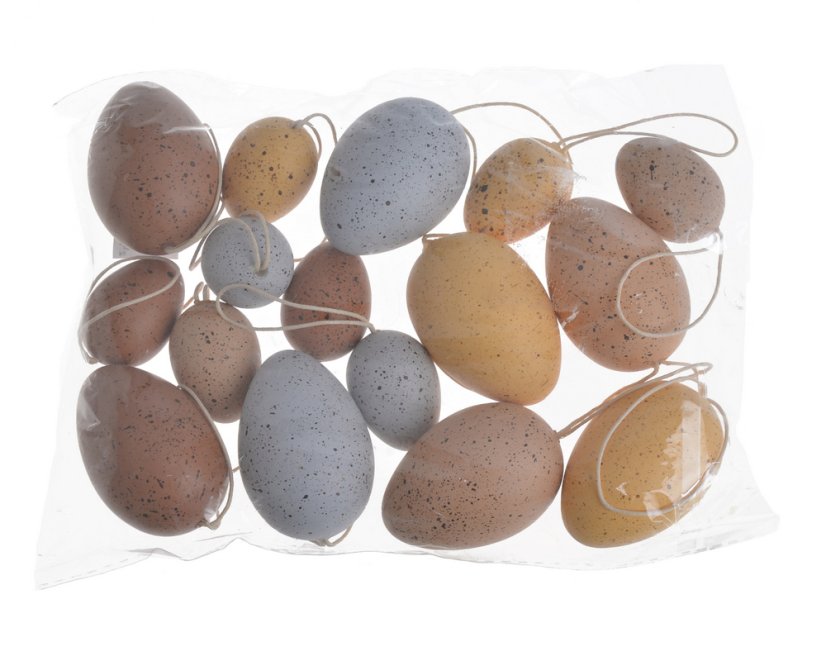 vajíčka 6 a 4 cm - mix barev