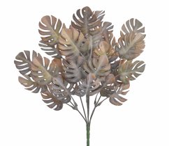 monstera trs 35 cm - šedá/hnědá