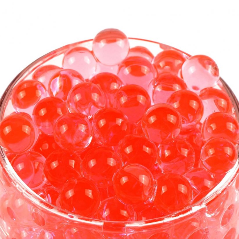 hydrogel - Vodní perly 10 g - sv. červená