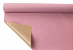 floristický papír PE PAPER 0,8 X 25 m - rosa/růžová 17