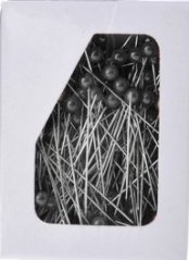 špendlíky 5 cm - černá