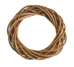 věnec z proutí 30 cm - světlá hnědá
