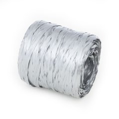 raffia / raphia umělá 200 m - stříbrná