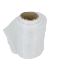 organza obšitá 12 cm x 9 m - bílá