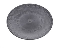 dekorační talíř 22 cm - černá břidlice