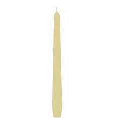 kónická svíce 25 cm (2 ks) - krémová