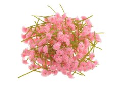 gypsophila - šater - květy (stonek 4 cm) - růžová