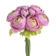 ranunculus svazek - růžová/krémovozelený střed