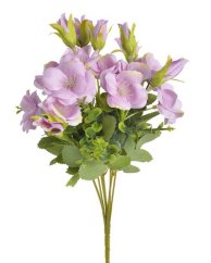 eustoma buket - fialovorůžová