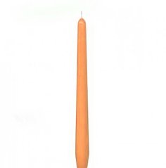 kónická svíce 25 cm (2 ks) - lososová