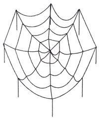 pavučina - dekorace Halloween 200 cm
