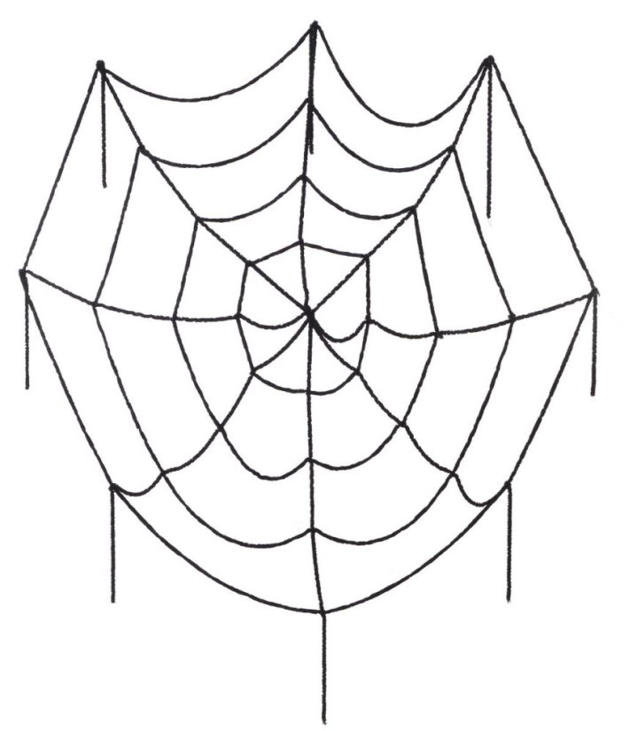 pavučina - dekorace Halloween 200 cm