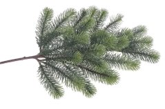 huňatá větvička jehličí 61 cm - zelená