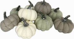 dýně mint/bílá/šedá