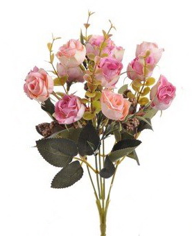 růže - kytice - růžová sv.