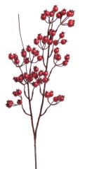 větvička s šípky 60 cm - červená