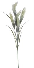 umělé obilí 84 cm - zelená/bílá