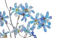 OPALIZZE magnólie 83 cm – iridescentní modrá