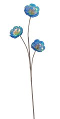 OPALIZZE mák 3 kvety 70 cm – iridescentná modrá