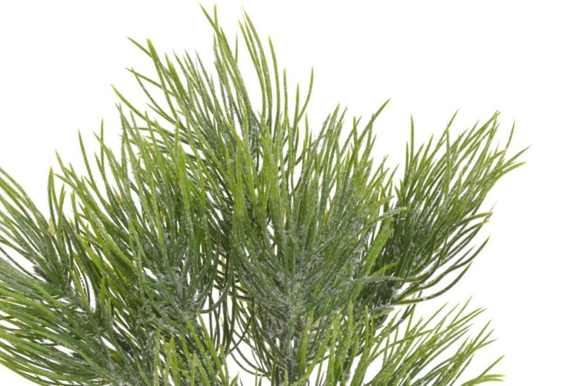 větvička trs jehličí 33 cm - namrzlá