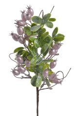 větvička buxus a šípky - růžová