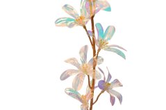 OPALIZZE zlatice 74 cm – iridescentní transparentní