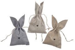 pytlík zajíc - šedá, krém, béžová