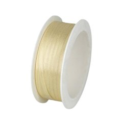 atlasová stuha 3 mm x 20 m - krémově broskvová
