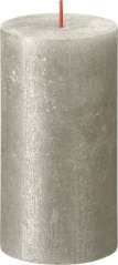 svíce válec 130/68 shimmer - champagne
