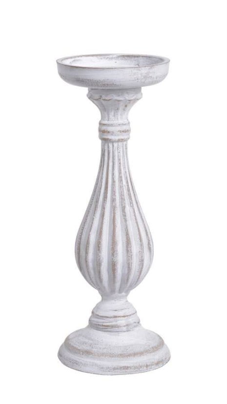 rustikální svícen 27 cm