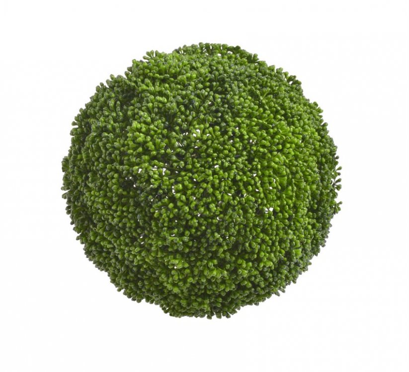koule, umělé rostliny 16 cm - zelená