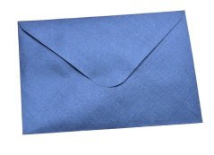 dárkové obálky C6 (10 ks) -- modrá