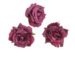 růže - malé hlavičky (12 ks) - tm. růžová