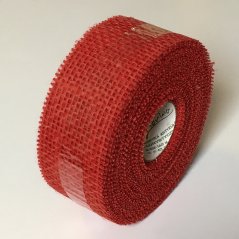 jutová stuha 5 cm x 10 m - červená