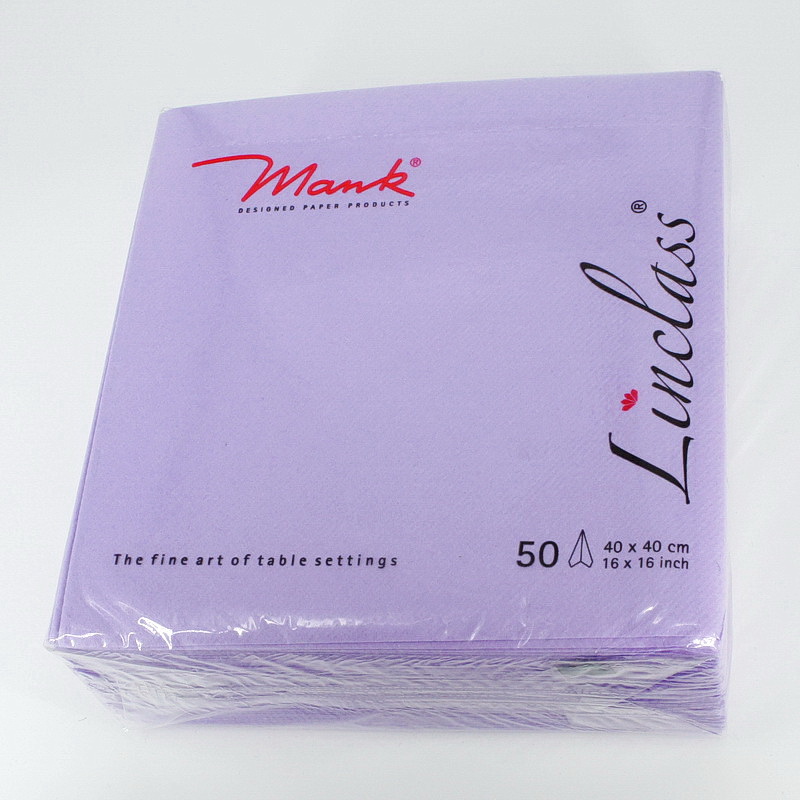 ubrousky MANK 40 x 40 cm (50 ks) - fialová lila
