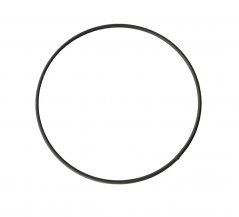 kovový kruh 20 cm  - černá