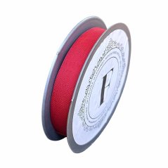tkaná rypsová stuha 1,8 cm (10 m) - červená