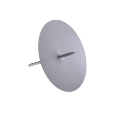misky s bodci 5,3 cm (4 ks) stříbrná matná
