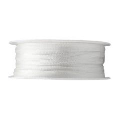 atlasová stuha 3 mm x 20 m - bílá