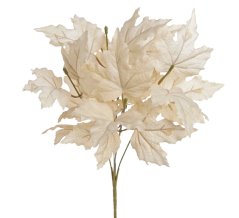 listy javoru 36 cm - béžová