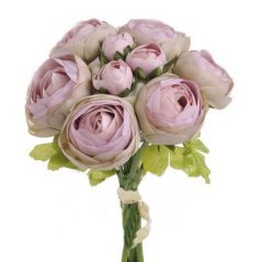ranunculus svazek - fialová vintage