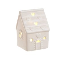 porcelánový domek LED 7,5 cm
