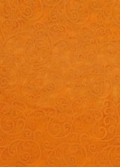 organza ORNAMENT 150 x 300 cm - oranžová