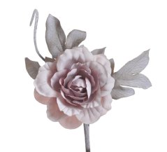 růžička vintage 15 cm - starorůžová