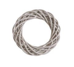 věnec z proutí 20 cm - béžová